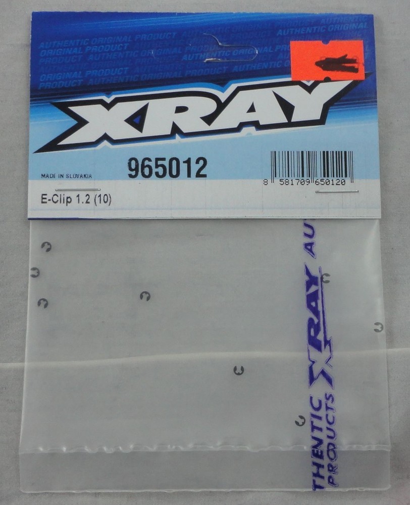 XRAY 1.2mm E-Clips (10pcs) XRA965012