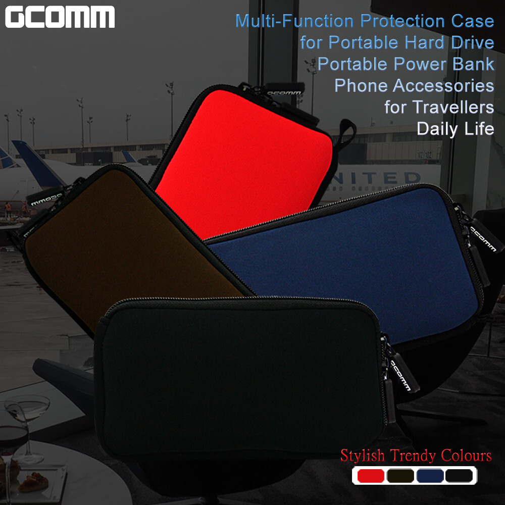 GCOMM Multi-Function Extra Thick Soft Light Carrying Case for Ext Hard Drive)