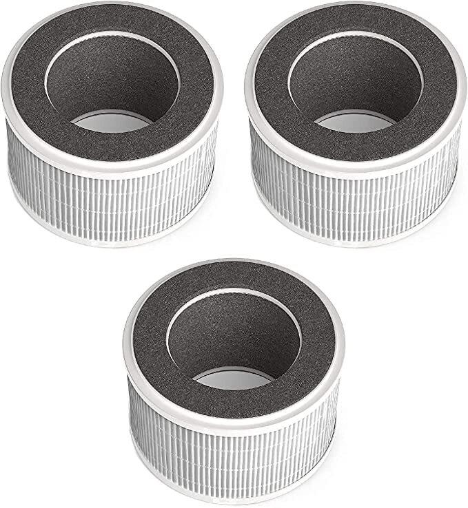 Nispira True HEPA Filter for Membrane Solutions MSB3 Air Purifier, 3 Pk