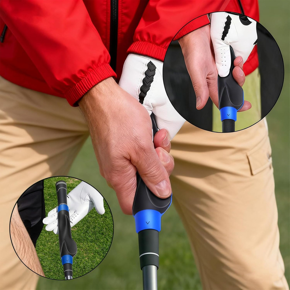 Golf Grip Trainer – Right-Hand Swing Trainer & Practice Grip Corrector for Prope