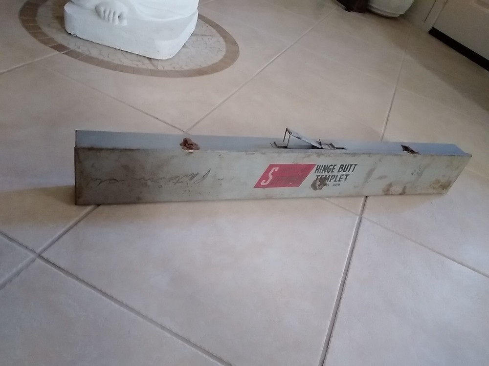 Vintage Porter Cable Hinge Butt Template Kit Model UHB