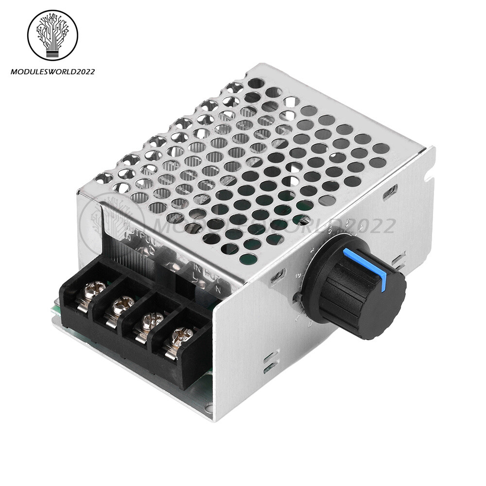 AC 220V 4000W SCR Voltage Regulator Dimmer Motor Speed Controller Module