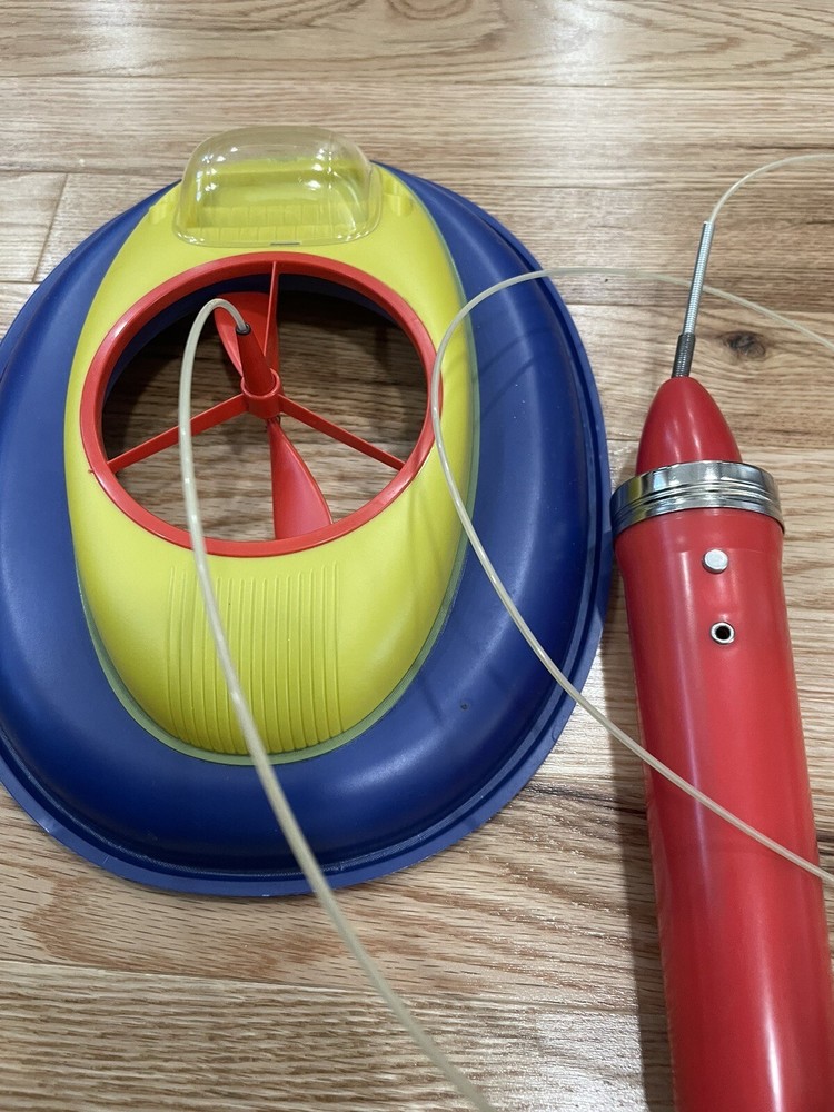 Vintage Hover RC Flying Saucer Control Hovers WORKING