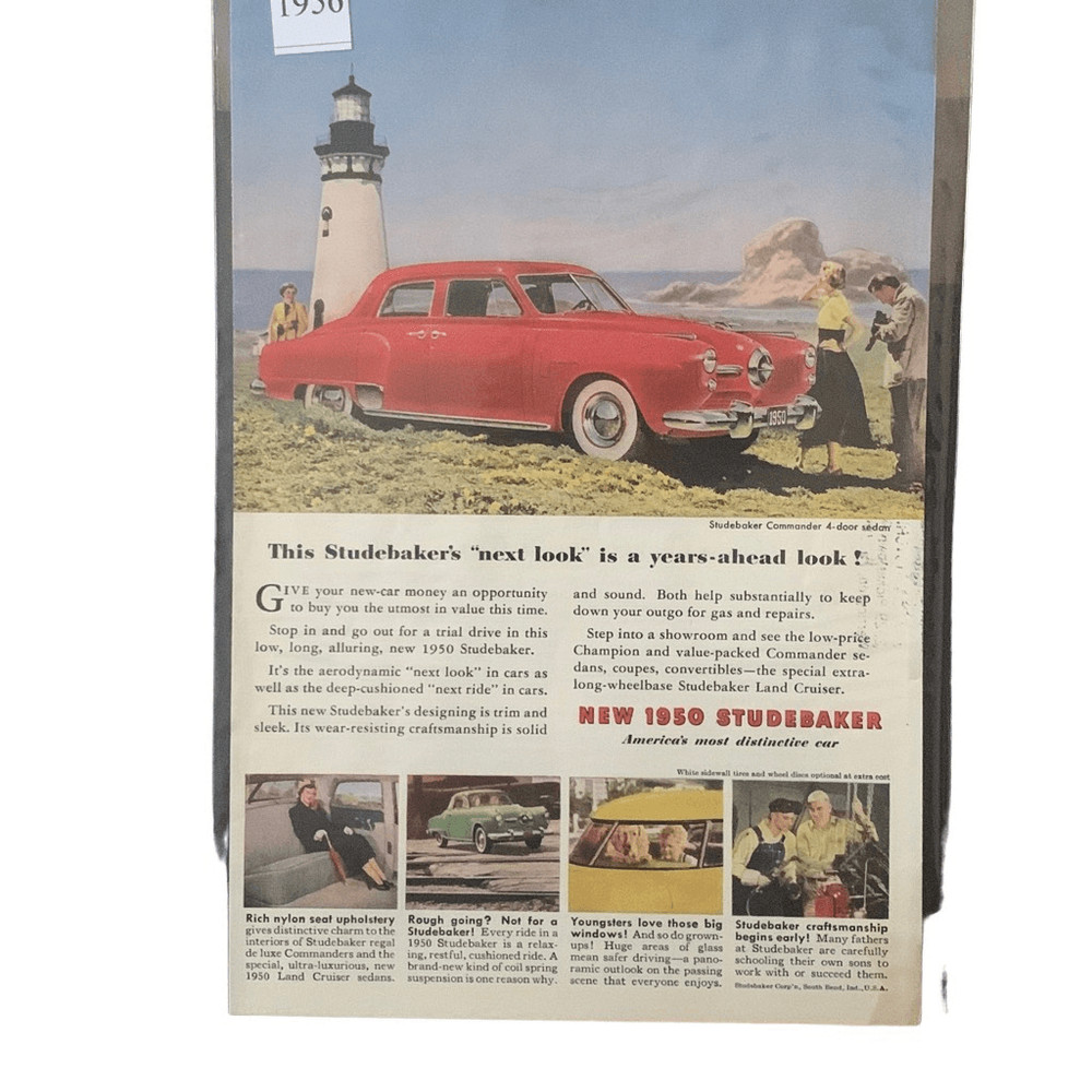 Vintage 1956 Studebaker Next Look Advertisement Ad Advertising