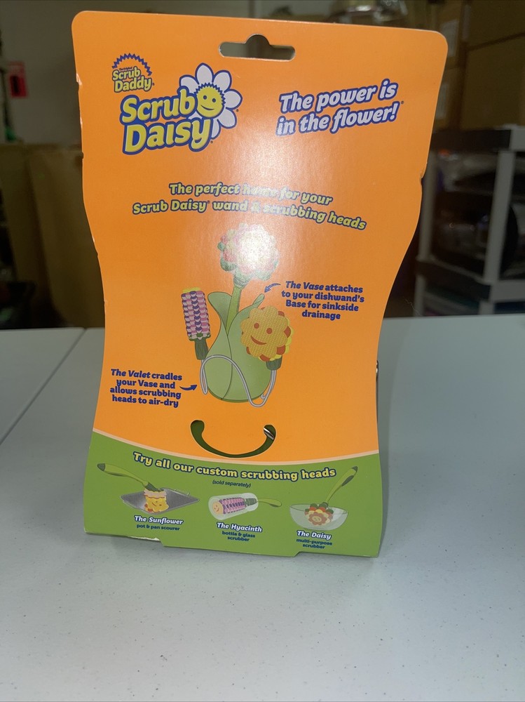 Scrub Daddy VASE & VALET Storage for Scrub Daisy Dishwand System Rustproof