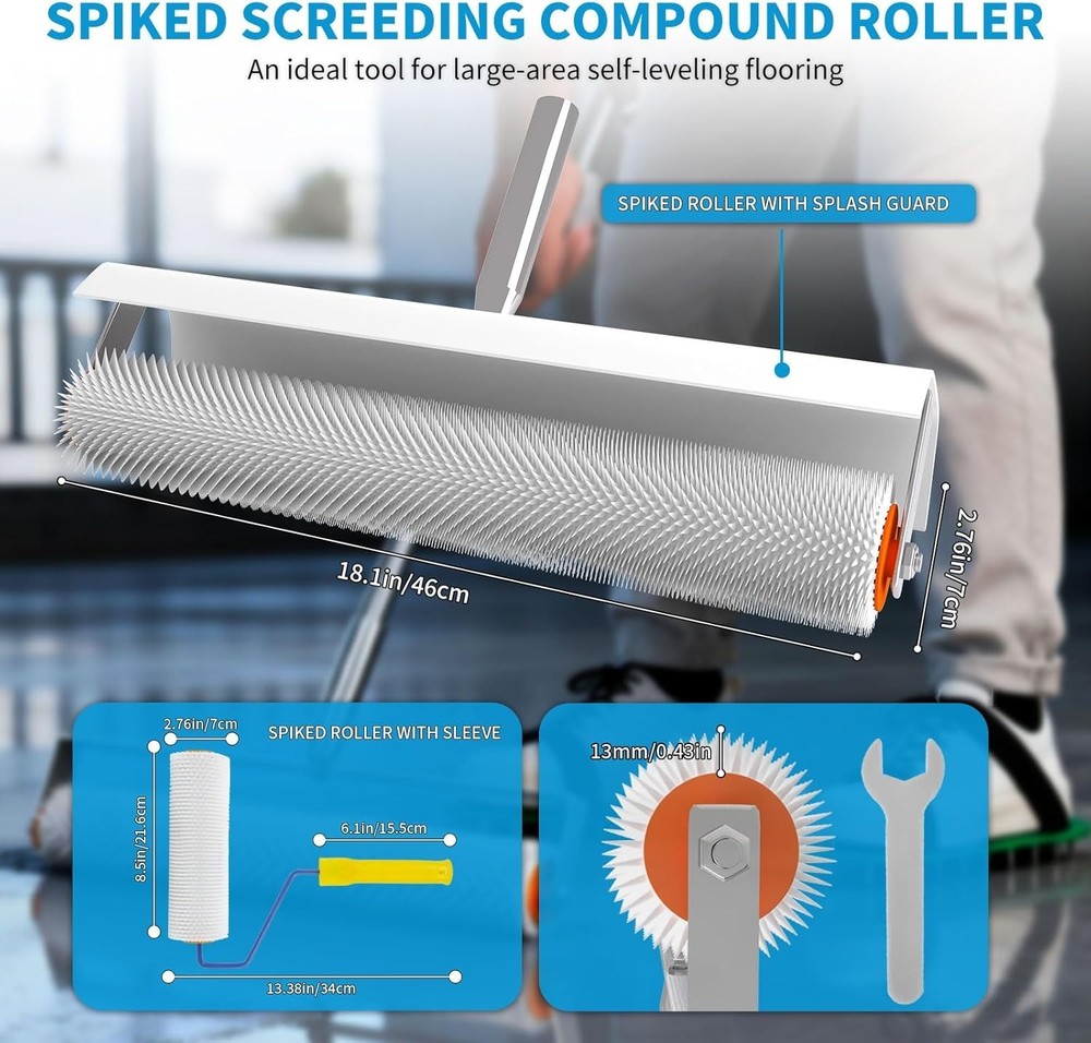 Self Leveling Cement Tool Kit, Upgrade Set
