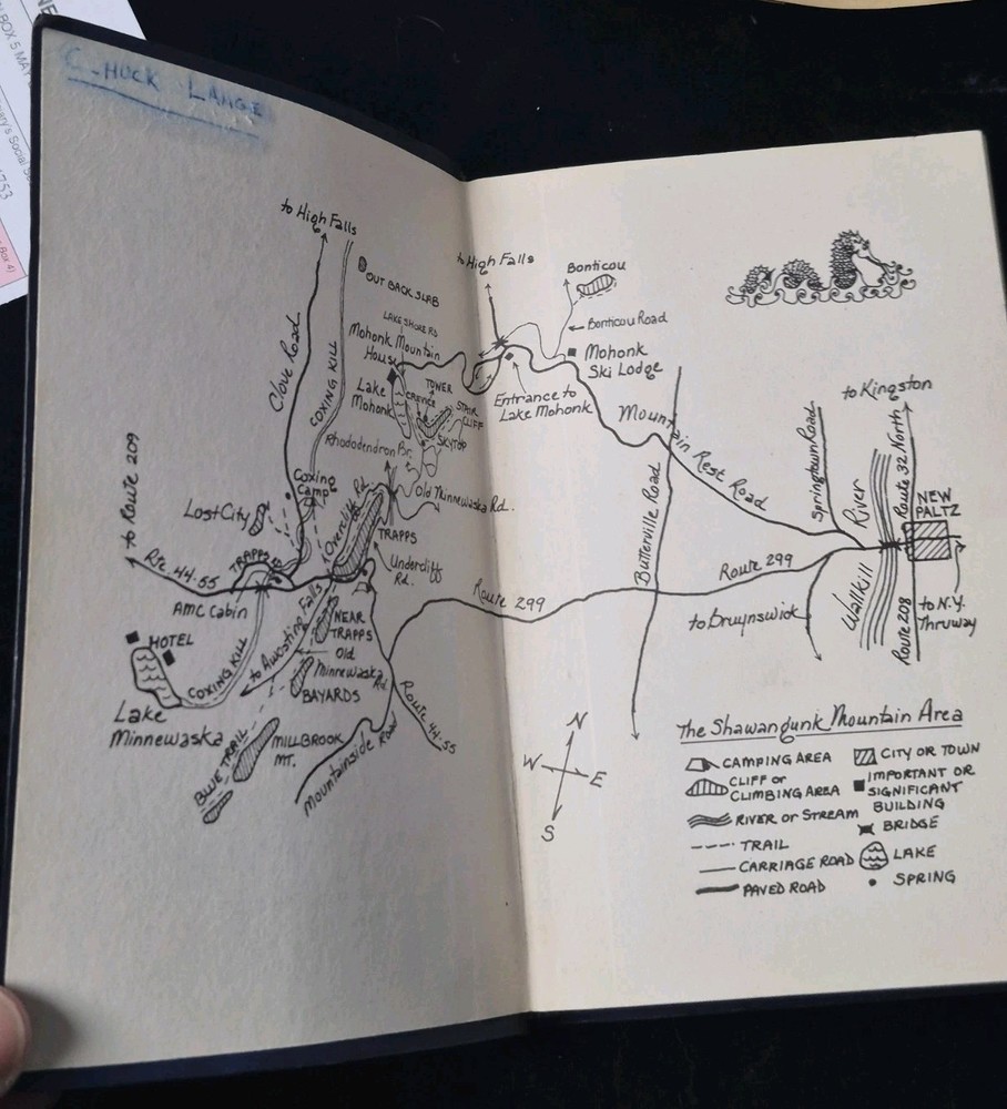 Shawangunk Rock Climbs Richard Williams 1972 milestone First Edition