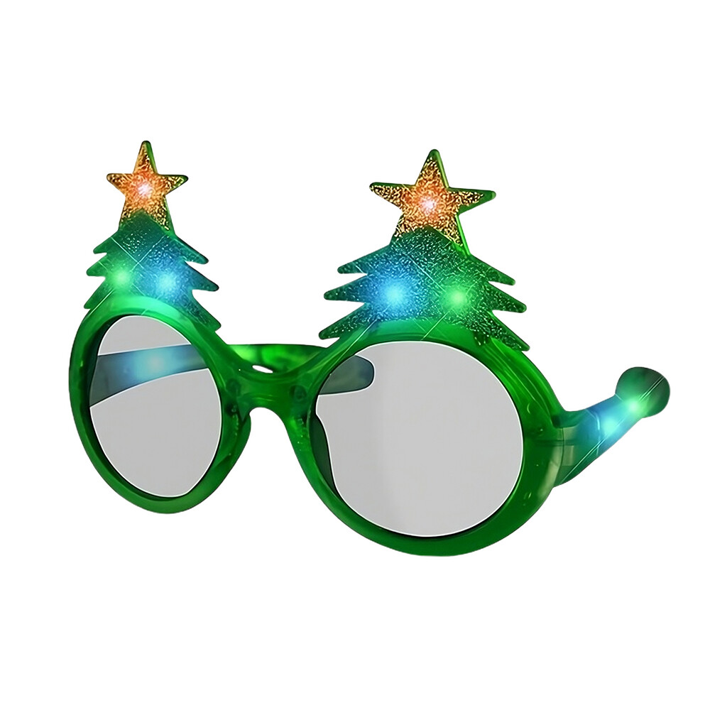 LED Christmas Tree Glasses Christmas Gift