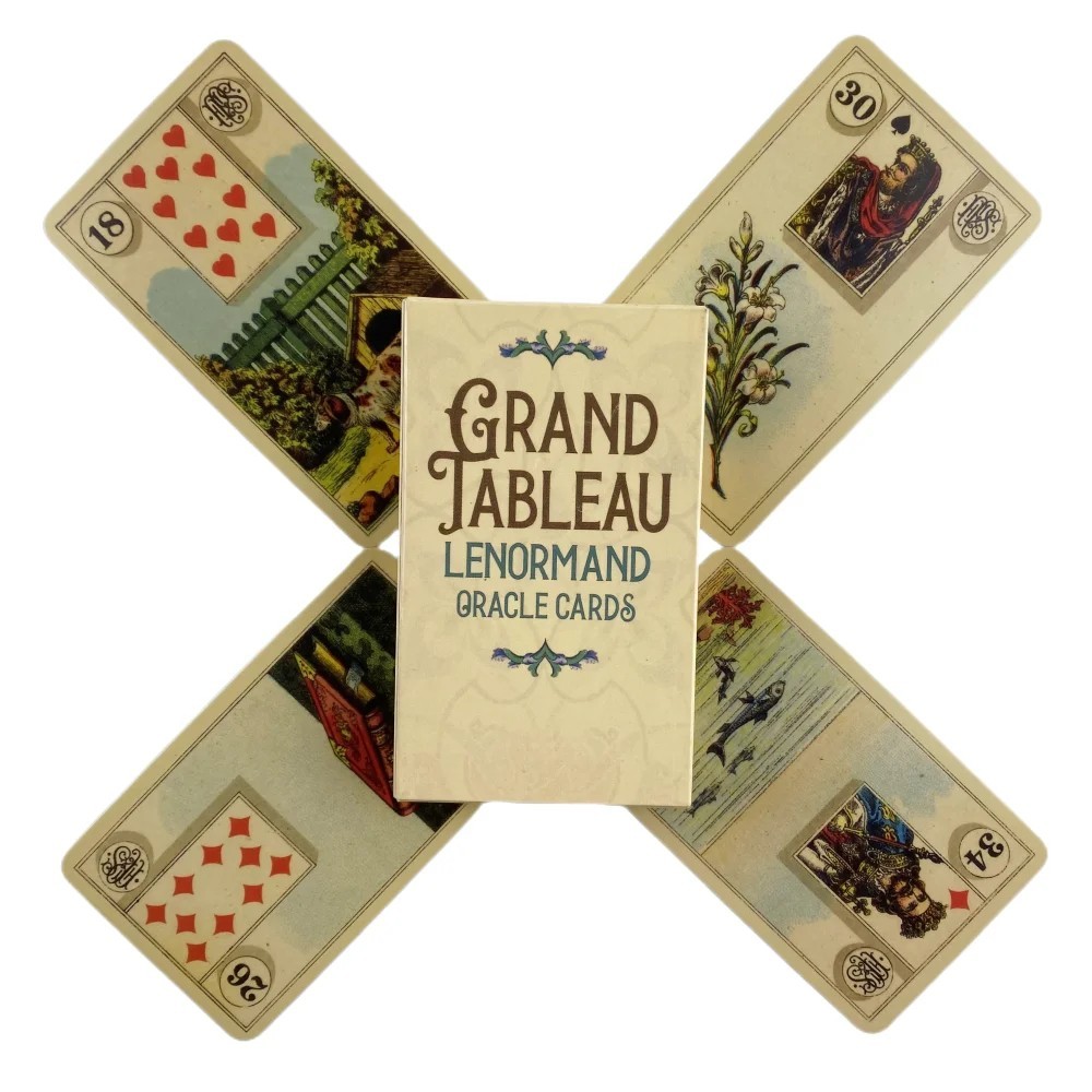 Grand Tableau Lenormand Oracle Cards Divination Fortune Telling Deck Guidebook