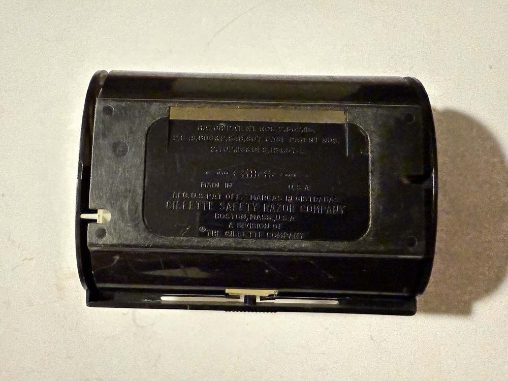 Vintage Gillette Adjustable Hard Plastic Case Only The Case