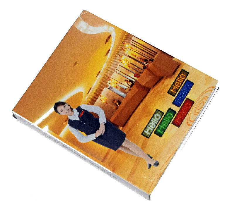 RED LED Digital Scrolling Message Name Tag Badge Bluetooth/PC Programmable NEW!