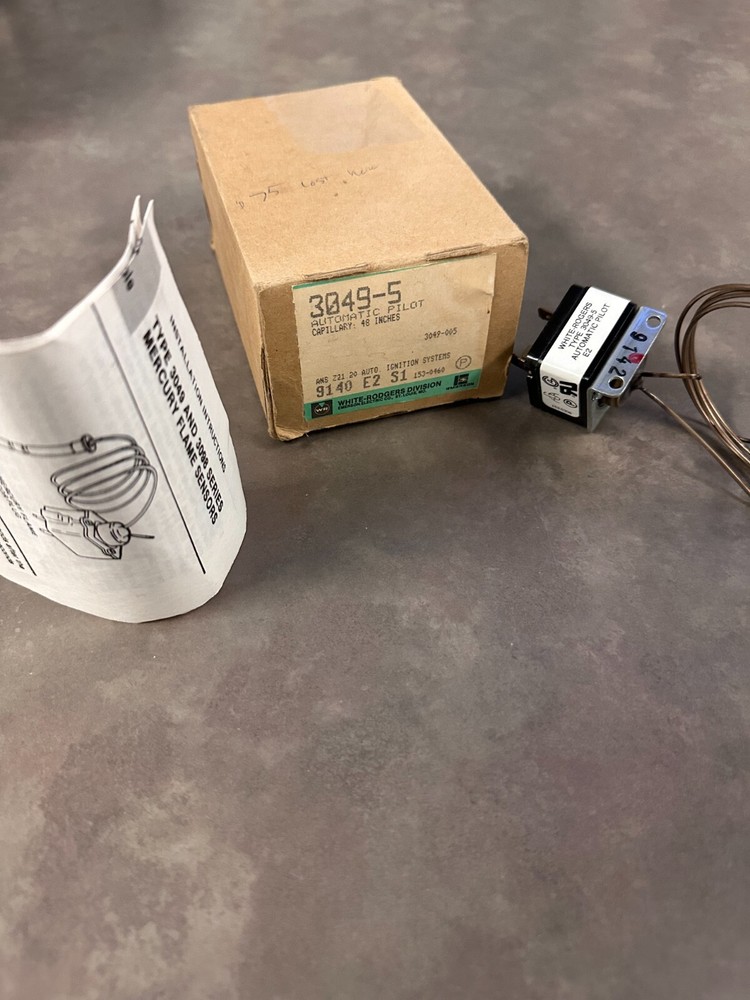 WHITE-RODGERS 3049-5 AUTOMATIC PILOT, L37-167