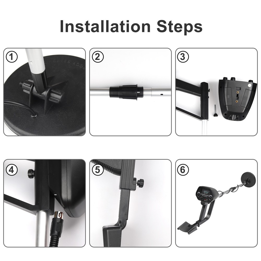 LCD Metal Detector , Deep-Sensing Hunter for Multi-Purpose & Treasure Digging