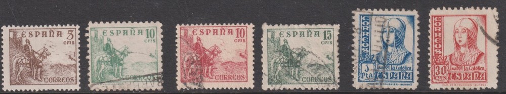 SPAIN  6 Stamps  Good Used   (p407)