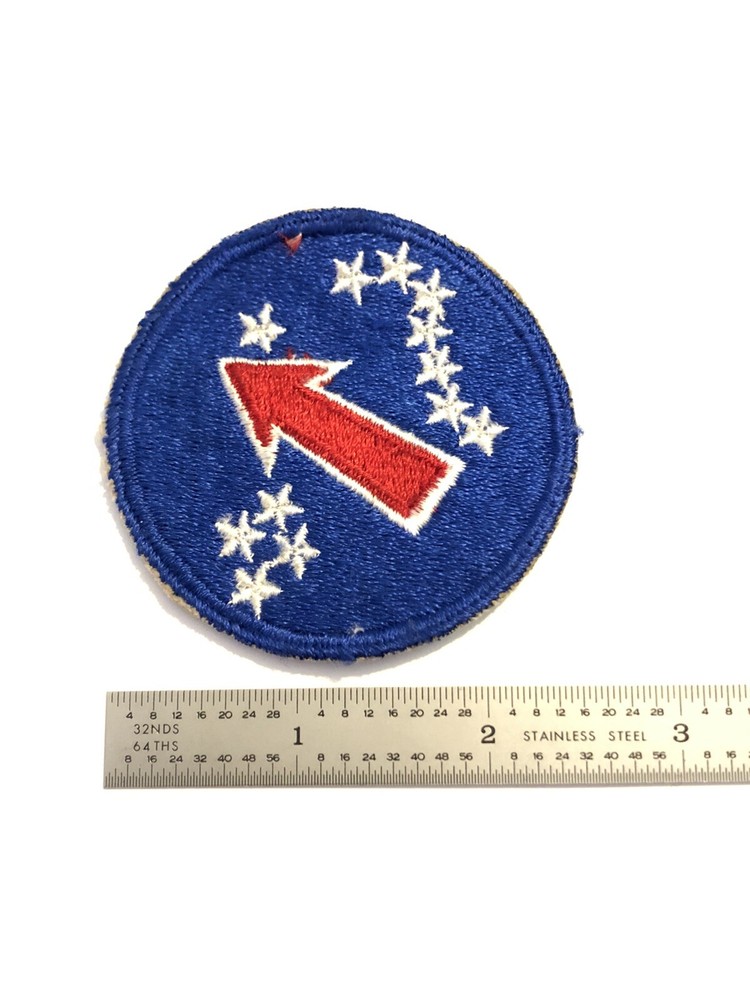 VINTAGE WWII US ARMY PACIFIC COMMAND USARPAC SHOULDER PATCH INSIGNIA WHITEBACK