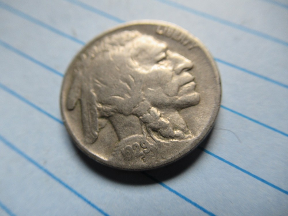 1929 P Buffalo Nickel VG