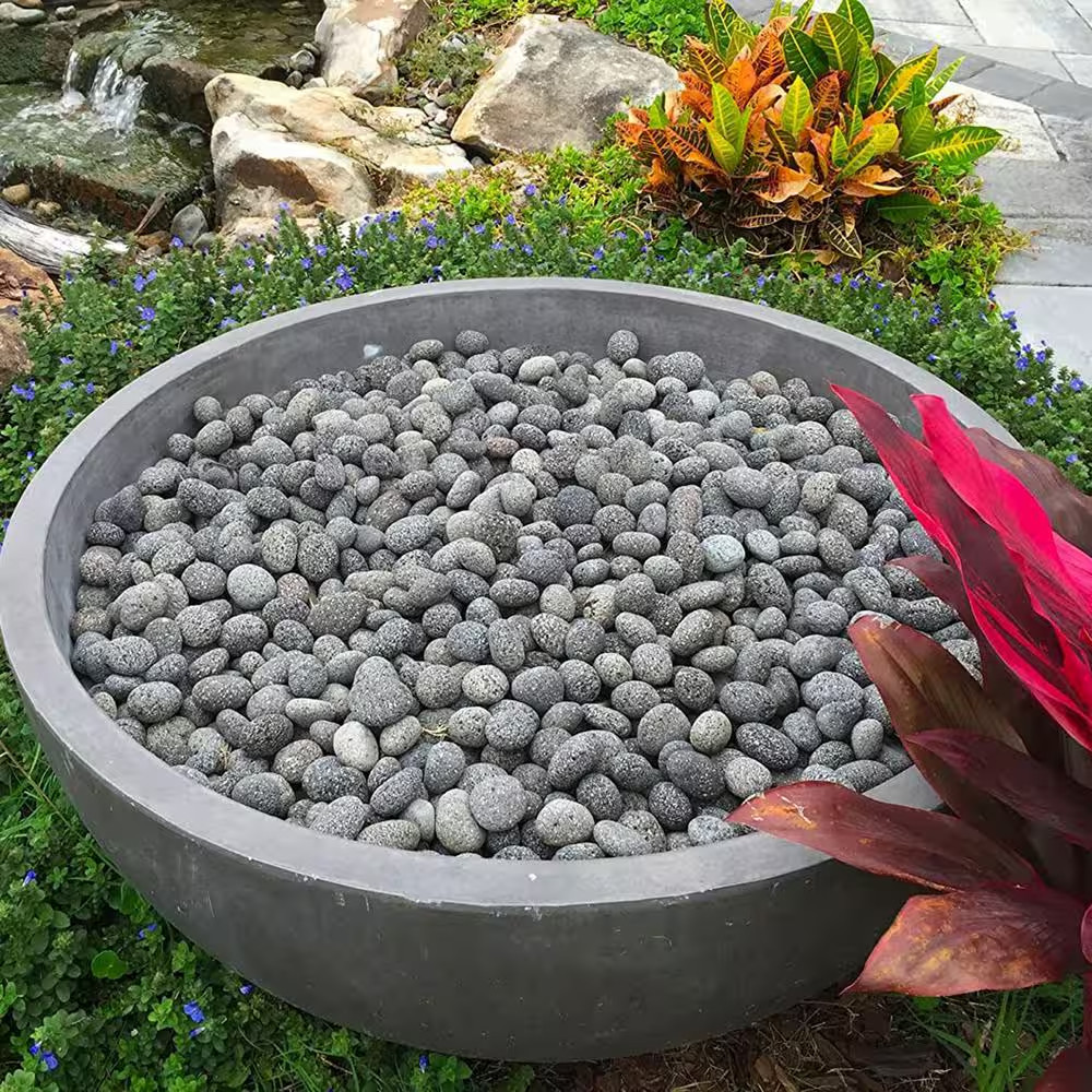 20 Lb. Black Lava Pebbles