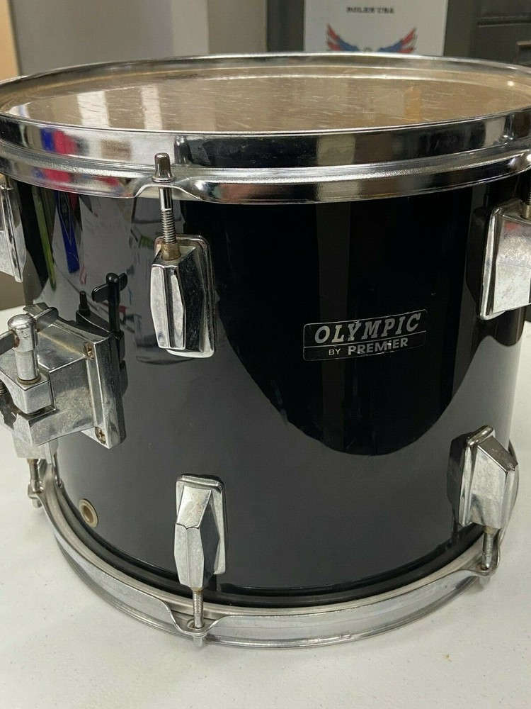 12' Premiere Tom Drum Black & Silver