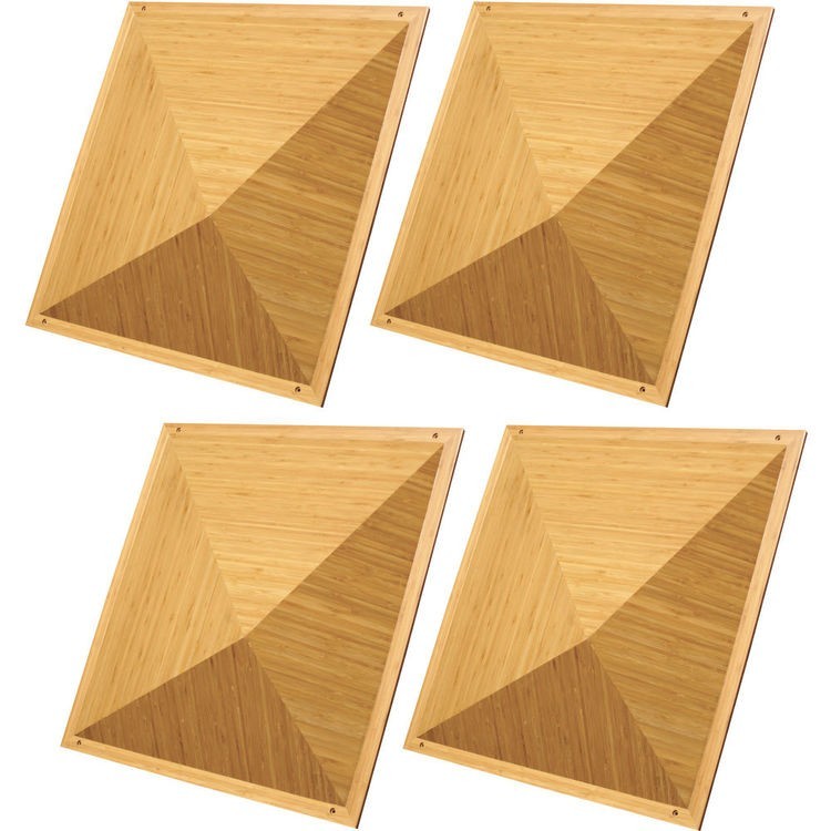 Auralex Peak Pyramid Diffusor Panels (Set of 4) Studio