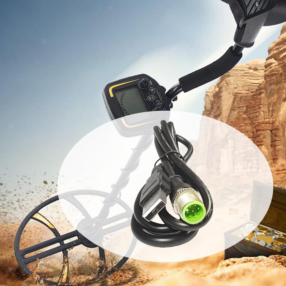 USB Charging Data Cable for Metal Detectors Portable Professional Compact