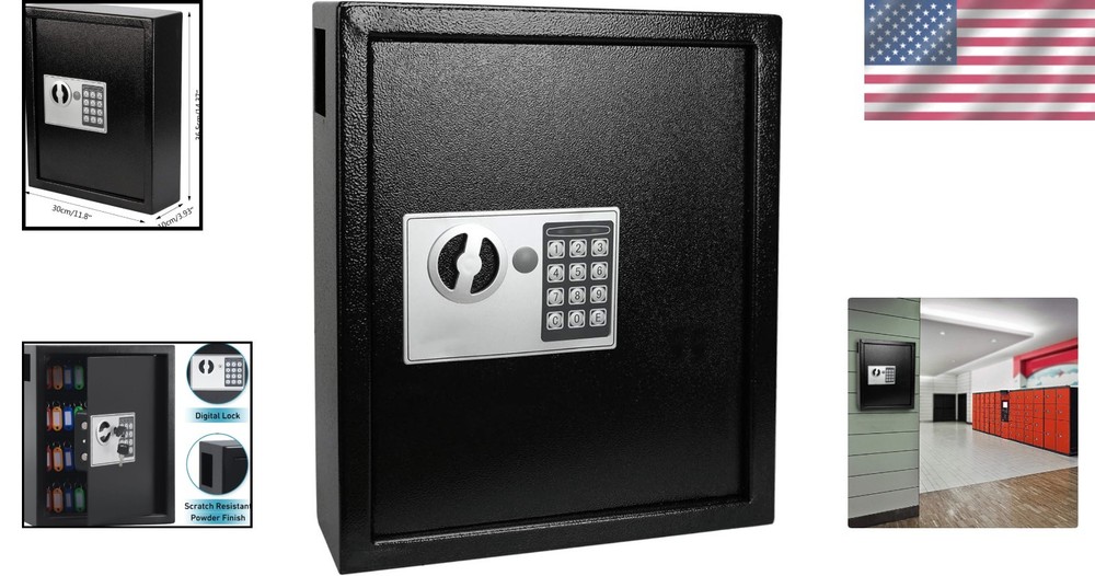 SecureSmart 40-Key Wall Mount Digital Lock Box