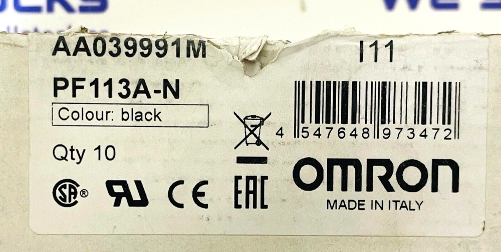 OMRON PF113A-N Relay Socket (10 Pcs In 1 Box)