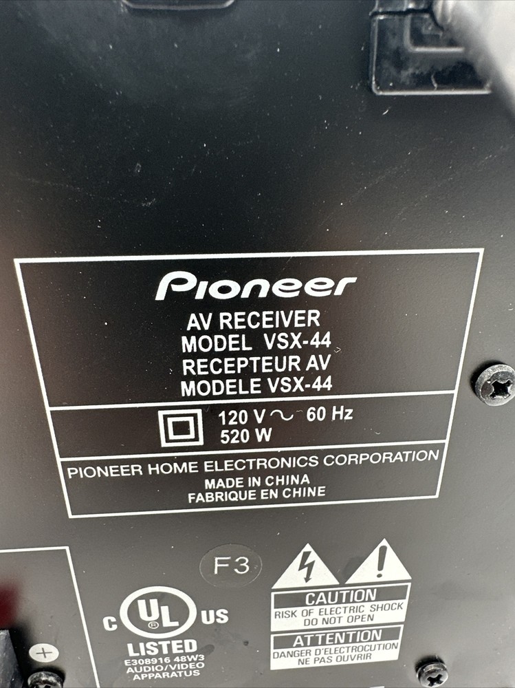 Pioneer Elite VSX-44 Network AV Receiver Tested