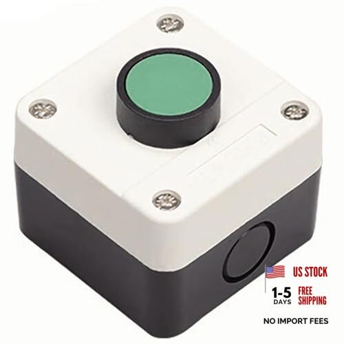 Push Button Switch Box, ABS Weatherproof Momentary Push Button Switch Station