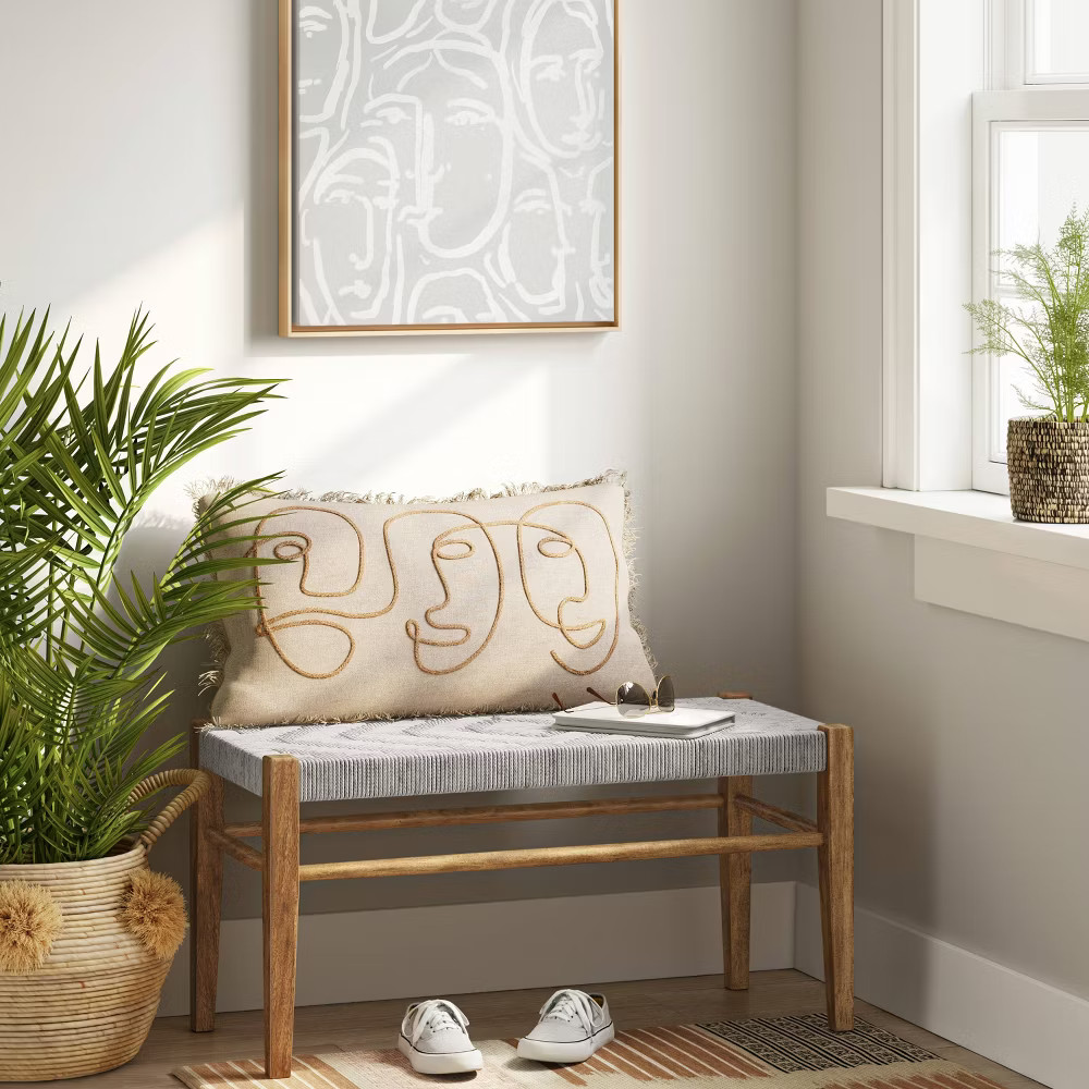 Lumarco Woven Bench Natural - Opalhouse