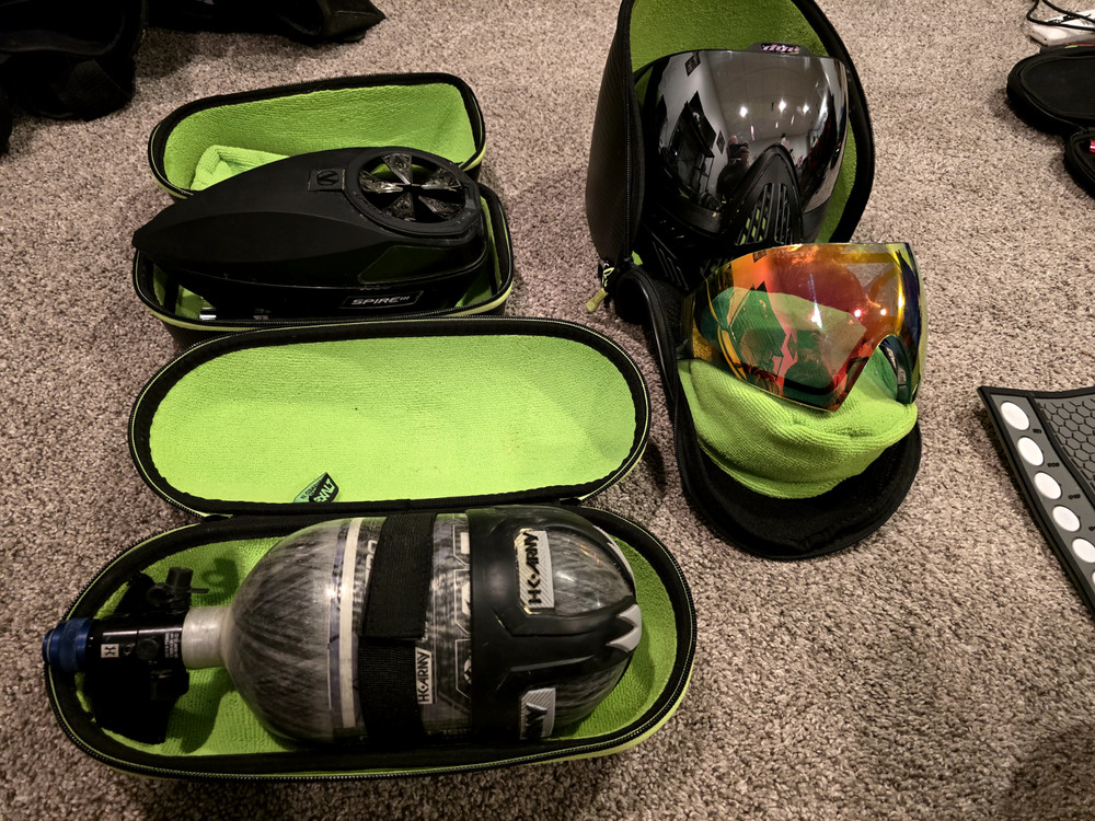 Planet eclipse CS1 Paintball Marker Setup Bundle Pre-owned