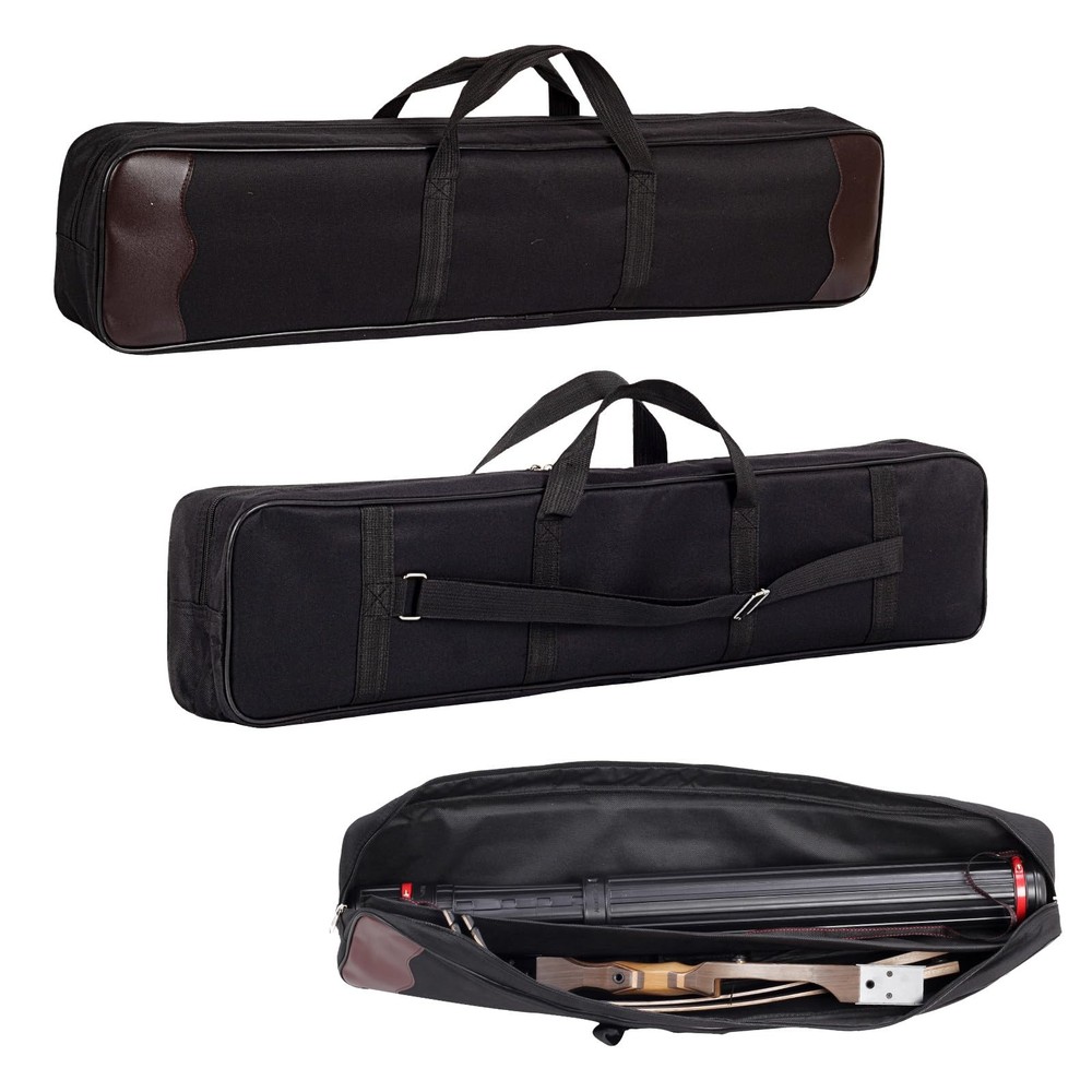 Takedown Recurve Bow Case Double Layer Bag Portable Soft Archery Storage