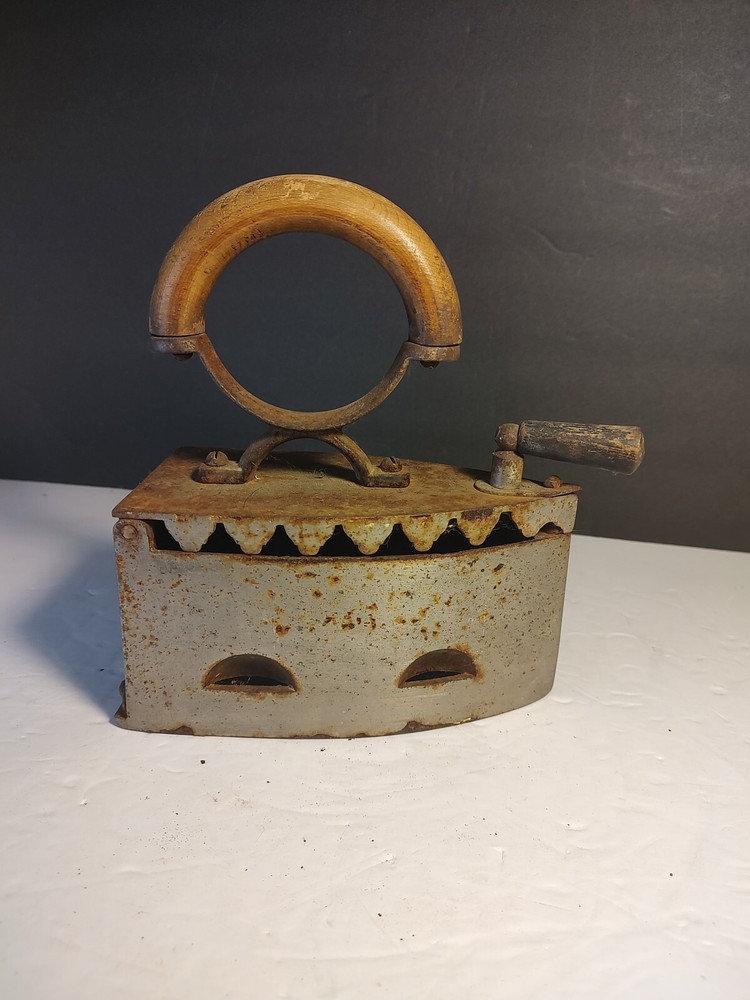 Antique Victorian Coal Clothes Iron