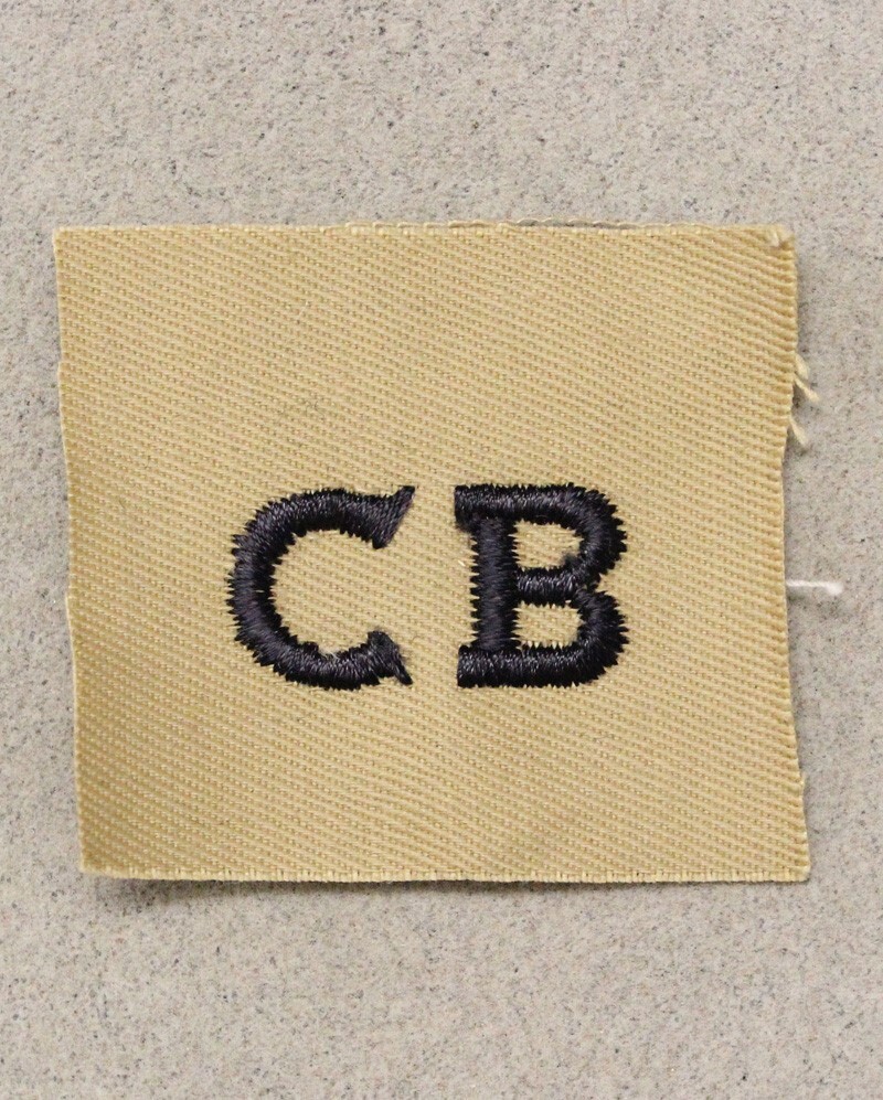 USN Navy Distinguishing Mark 1045: "CB" Construction Battalion (Seabees)
