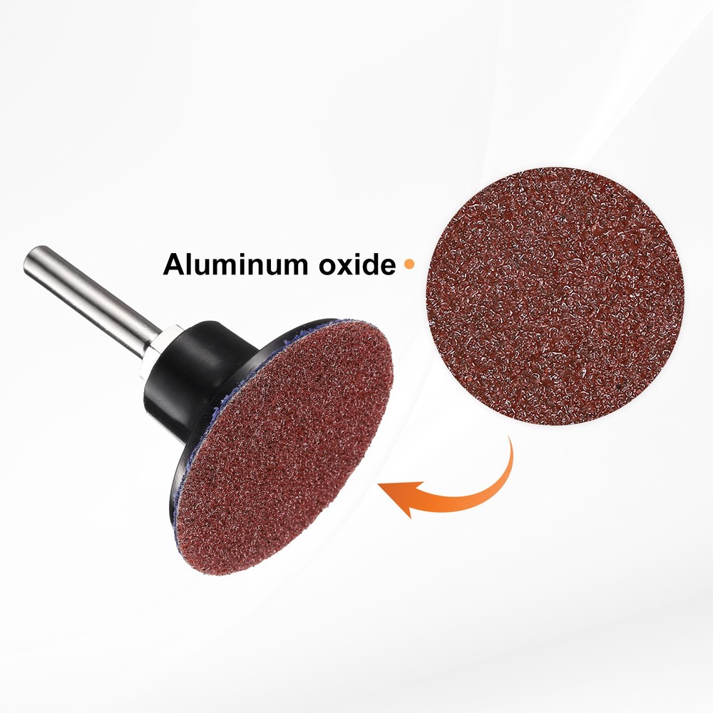 22pcs Quick Change Disc Set 2" Roll Lock Sanding Disc 60 Grits with Disc Holder