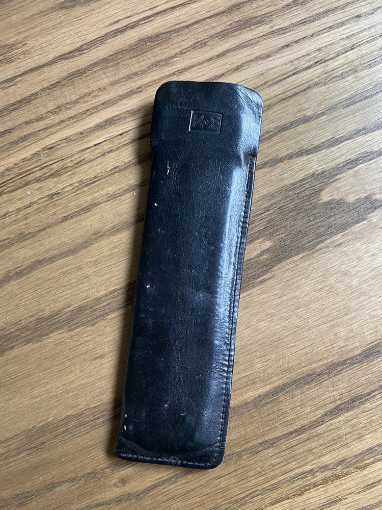 Vintage Frederick Post Versalog Slide 1460 Leather Case Engineering Tools