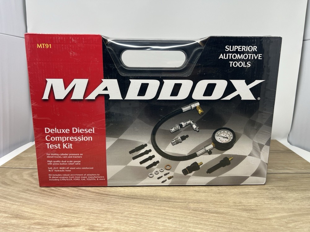MADDOX MT91 Diesel Engine Cylinder Compression Test Kit Tool Gauge Pressure