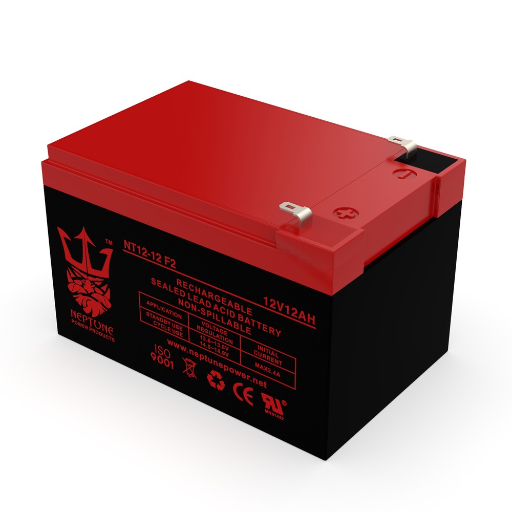 Golden Technologies Buzzaround Models  12V 12Ah Battery by Neptune - 2 pack