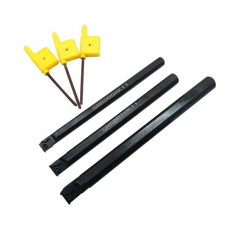 3pcs 5/16, 3/8, 1/2 SNR Lathe Threading Tool External Internal Threading holder