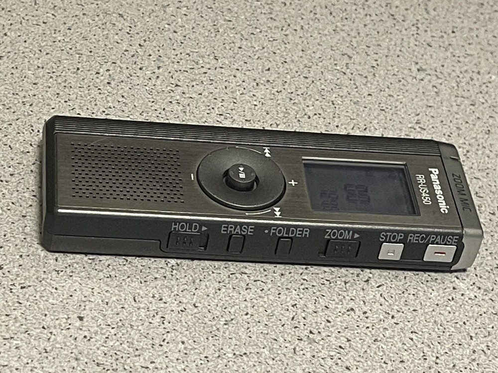 Panasonic RR-US450 Handheld IC Recorder - Tested