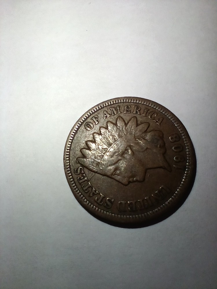 1908 Indian Head Cent