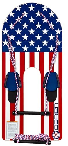O’Brien Platform Trainer Waterski – 46″ Bamboo U-Platform Beginner with Flag