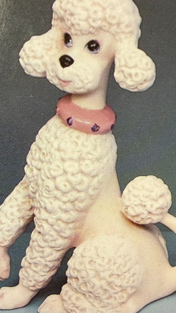 VINTAGE ATLANTIC CERAMIC MOLD #A-211 PERRIE POODLE