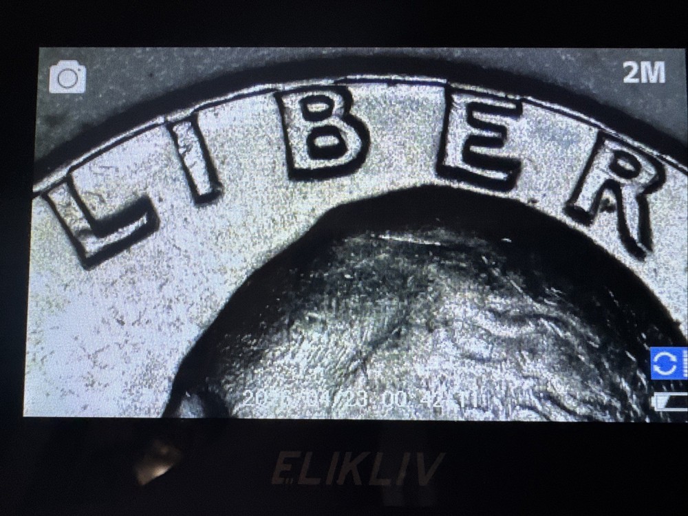 1982 D Quarter Errors In Cod We Trust' VF Condition Rim Errors Off Center Nice!