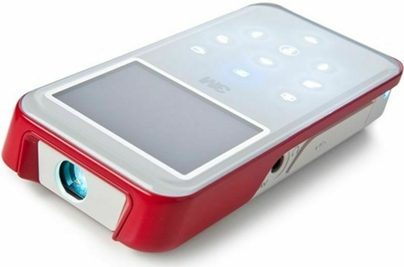 3M SHOOT & SHARE CAMCORDER PROJECTOR CP45R Red Accent