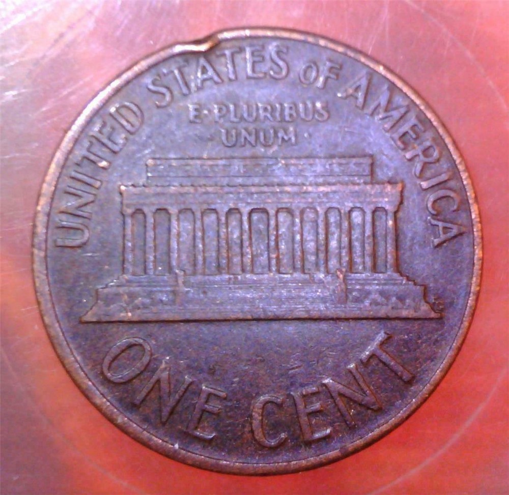 1959 D/D Die Chips/Cud Penny Error - 3027 - Ali