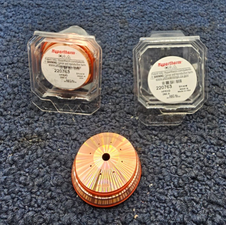 (QTY 2) Hypertherm 220763: 260 Amp Shield For Use With HPR400