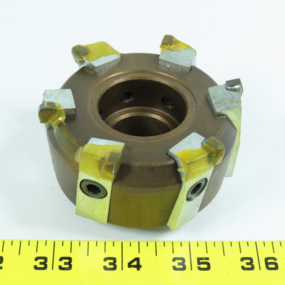 Indexable Shell Mill Tool Holder 2.8775" OD 3.070" Cutter OD 1" Arbor