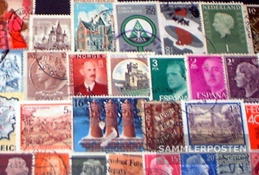 Europe 100 different stamps