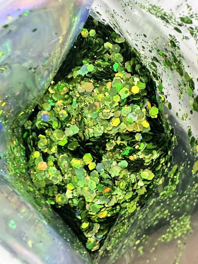 6g Chunky Light Green Crafting Glitter