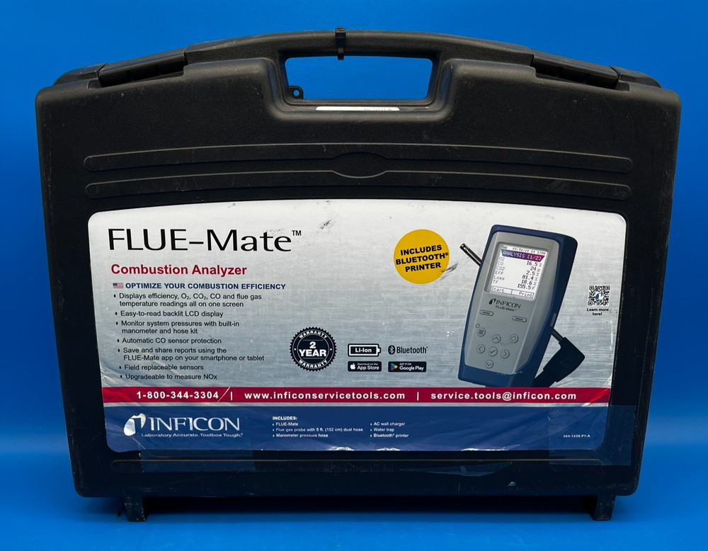 Inficon Flue - Mate Combustion Analyzer 502-202-G1